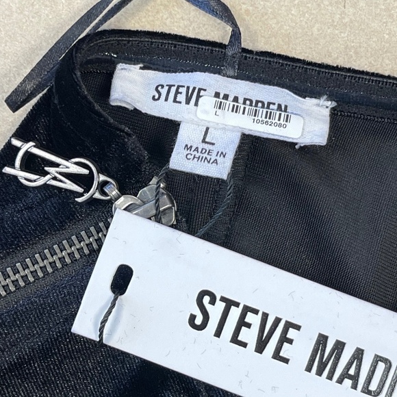 Steve Madden Velvet Nikko Corset in Black - Size Large - NWT - Picture 6 of 6